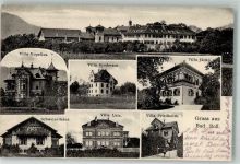 73087 W7325 Bad Boll 1915 Gebrauchsspuren Schweizerhaus Villa Vopelius Villa Lutz Villa Friedheim Villa Jäck