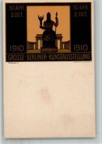 berlin mitte Große Berliner Kunst-Ausstellung sign. Kallmorgen Kunstgeschichte Berlin 1910 BOAKC