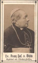 W8050 Freising , Oberbay Erzbischof Dr. Franz Jos. von Stein Religion CDV