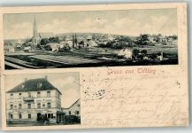 94104 W8391 Tittling 1900 - Gasthaus-Brauerei zur Post Postkutsche