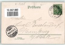 99636 O5235 Rastenberg 1900 Lithographie Post Badehaus Kurhaus Bad Finneck