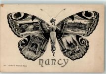 54000 Nancy 1918 - Schmetterling Amphitrite Brunnen Craffe Tor