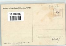 W4000 Düsseldorf Architekt Prof. Kreis Rheinhalle Backstein-Expressionismus Grosse Ausstellung Architektur Foto AK