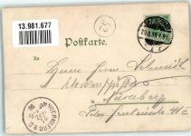 Humor einen Affen tragen Injusta Possessig Begleiter Trinker 1898 Künstlerkarte