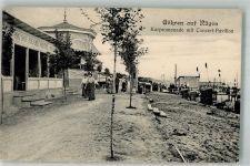 18586 O2345 Göhren , Rügen Foto AK Kurpromenade Konzer-Pavillon
