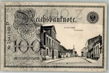 17268 O2091 Jakobshagen BOAKC Reichsbanknote Breitestraße Geldschein AK