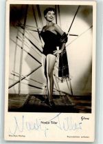 Original Unterschriften/ Autogramm Tiller Nadja Filmschauspieler Foto AK