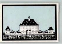W8000 München Architektur Wehramt erbaut 1912 Stadtbaurat Dr. Grässel Kunstgeschichte München 1914 BOAKC