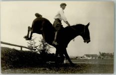 W8398 Anzing Hindernisreiten Privatfoto AK