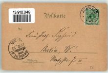 67140 Barr 1897 Gebrauchsspuren St Odilienberg Niedermünster Schloss Landsberg Ottrotter Schlösser Lithographie