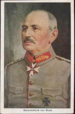 Generaloberst von Kluck, Militär, Orden, Eisernes Kreuz, Künstler-AK,sign. S. Hornert Militär um 1915