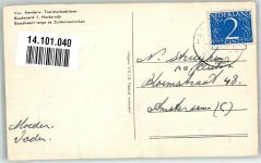 3841 Harderwijk 1952 Gebrauchsspuren Rathaus Hafen