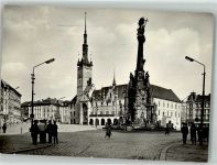 Olomouc Olmütz 1966 Foto AK Denkmal Säule