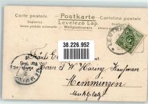 Jugendstil Tanz 1901 Prägedruck