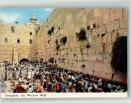 Jerusalem Foto AK Klagemauer Westmauer