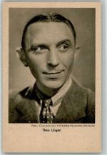 Theo Lingen Schauspieler Filmschauspieler Foto AK