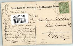 Echternach 1911 Foto AK Pensionat der Schwestern vom armen Kinde Jesu