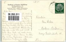 69439 W6931 Zwingenberg , Baden Foto AK Schloss