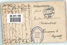 59000 Lille 1916 Foto AK Feldpost WK I Nr, 402 gefangene Engländer Straßenbahn Trümmer