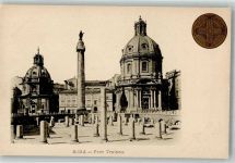 00100 Roma Rom Foto AK Foro Traiano Denkmal