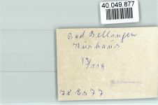 79415 W7848 Bad Bellingen , Baden FOTO KEINE AK Kurhaus