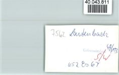 76593 W7562 Lautenbach , Murgtal FOTO KEINE AK Ortsansicht