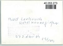 32602 W4973 Vlotho FOTO KEINE AK Bad Seebruch Hotel Kannegießer