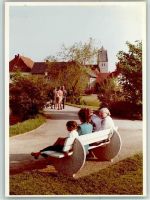49196 W4518 Bad Laer FOTO KEINE AK Drei Generationen auf der Bank