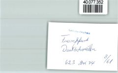 W6000 Frankfurt am Main Deutsch-Orden Mercedes FOTO KEINE AK