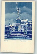 01067 O8000 Dresden Winter Siegesdenkmal Verlag Dr. Trenkler Co. 735