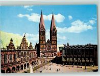 28195 W2800 Bremen - Rathaus Dom und Haus der Bürgerschaft