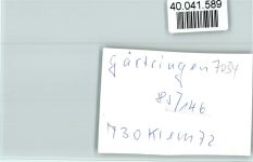 71116 W7034 Gärtringen FOTO KEINE AK