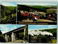 95509 W8581 Marktschorgast - Schorgasttal Autobahnbrücke Schiefe Ebene