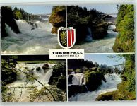 Desselbrunn Traunfall Vier Ansichten Wasserfall