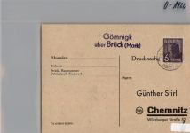 14822 O1821 Gömnigk KEINE AK Landpoststempel