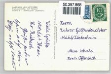 63639 W6487 Lohrhaupten - Gasthaus, Pension Zum Edelhirsch