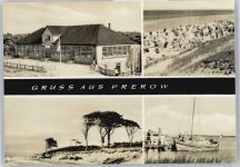 18375 O2383 Ostseebad Prerow - Strand, Schiff