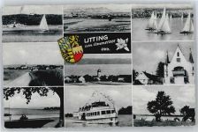 86919 W8919 Utting a. Ammersee - Panorama See Schiff
