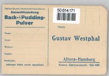 Westphals Backpulver Lebensmittel Gebrauchsspuren