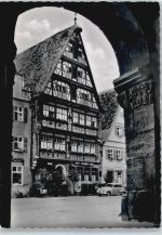 91550 W8804 Dinkelsbühl - Hotel deutsches Haus, Fachwerk