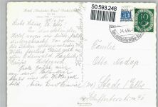 91550 W8804 Dinkelsbühl - Hotel deutsches Haus, Fachwerk