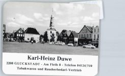 25348 W2208 Glückstadt KEINE AK Marktplatz, Kalender
