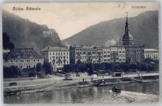 01814 O8320 Bad Schandau - Restaurant, Hotel Goldener Engel, Forsthaus-Hotel