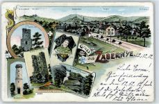 67700 Saverne Zabern - Gesamtansicht, Gredenstein, Tracht, Turm, Teufelsbrücke