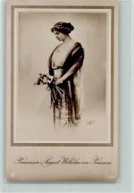 Prinzessin August Wilhelm v. Preussen Adel Preußen Foto AK