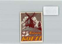17207 O2070 Röbel - Notgeld Reutergeld Windmühle Esel