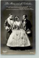 Serie Photochemie 6223-2 Die Männer sind alle Verbrecher Liederkarte Foto AK