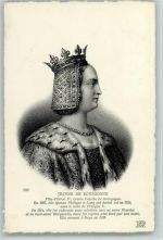 ND Phot. Nr. 160 Jeanne de Bourgogne Adel Frankreich
