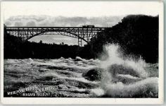 Niagara Falls Whirlpool Rapids and Bridge AK Wasserfall 1900