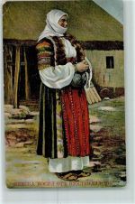 Sofia Sophia Lithographie Tracht